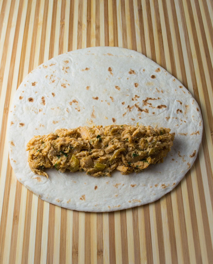 Baked Green Chile Tortilla