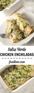 These chicken enchiladas are so quick, easy, and delicious. The recipe only calls for 5 main ingredients and your whole family will love them.