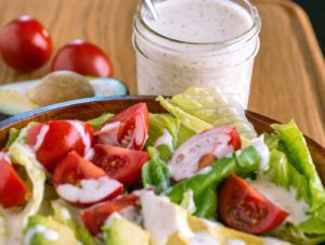 Salad with Ranch Dressing 