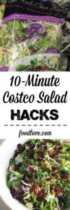 Dress up prepared Costco salads with fresh ingredients for an easy party dish or quick weeknight dinner. #costcohacks