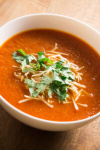 low-calorie, Crock-Pot, vegan tomato soup
