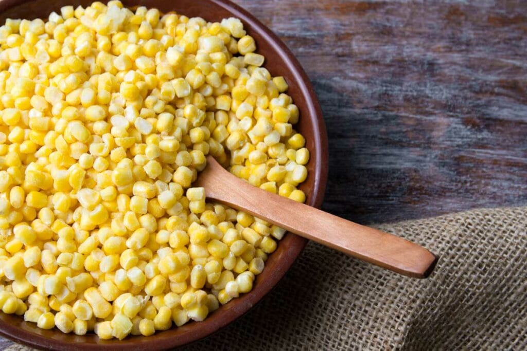 Corn Kernels in a bowl
