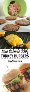 These quick and easy turkey burgers are juicy, delicious, and low in calories; a perfect weeknight dinner.