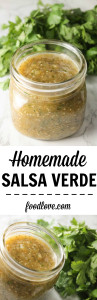 This salsa verde is so easy, and way better than store-bought salsa. You're only a few ingredients and about 15 minutes away from your most delicious salsa verde ever!