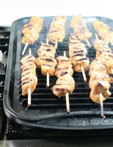 Grill Chipotle Lime Chicken Kabobs indoors or out for a simple, low-calorie healthy dinner.