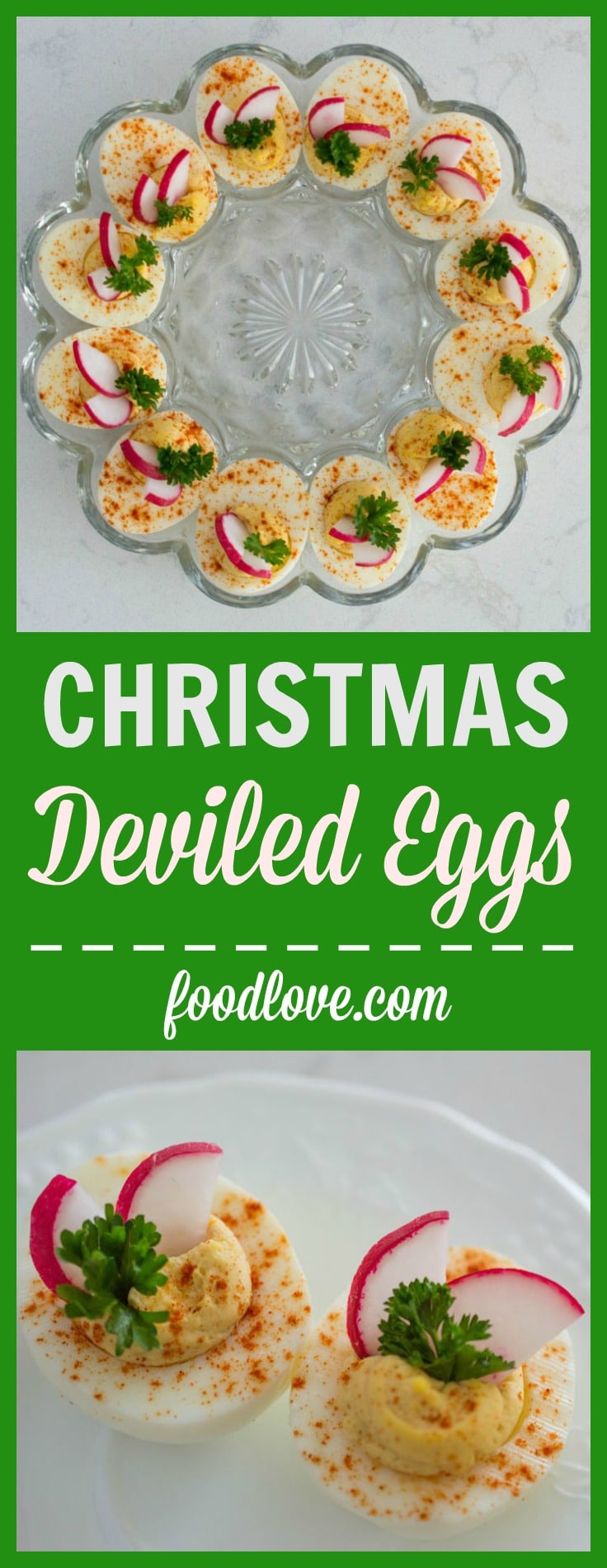 christmas deviled eggs | FoodLove.com
