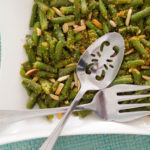 Green Beans with Breadcrumbs, Garlic and Almonds