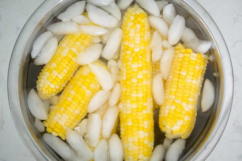 Three ways to freeze corn
