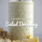 Creamy Pesto Salad Dressing Pinterest 1