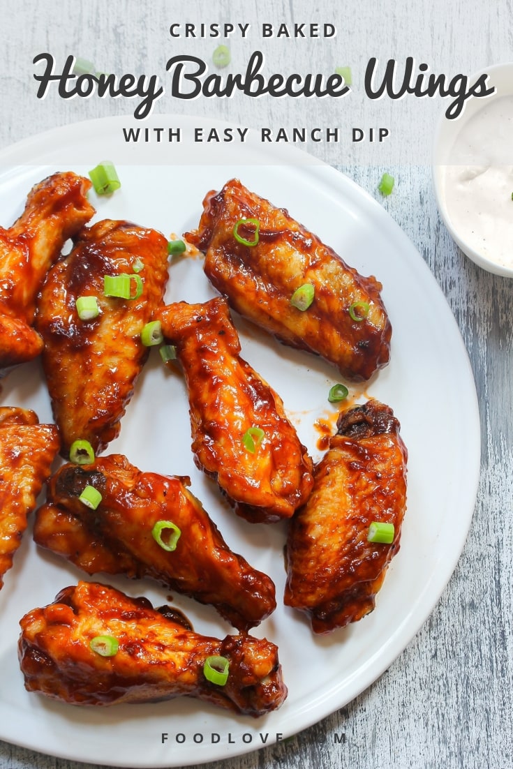 Baked Honey Barbecue Wings 