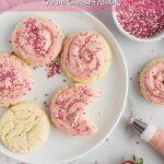 Amish Sugar Cookies with Strawberry Cream Cheese Frosting Pinterest 2