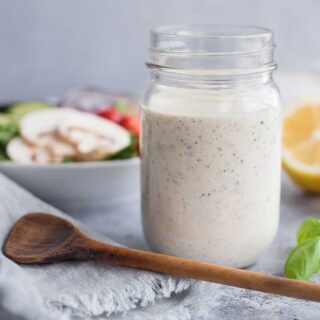 Creamy Pesto Salad Dressing