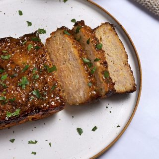 Chicken Meatloaf with Easy Honey Mustard Glaze