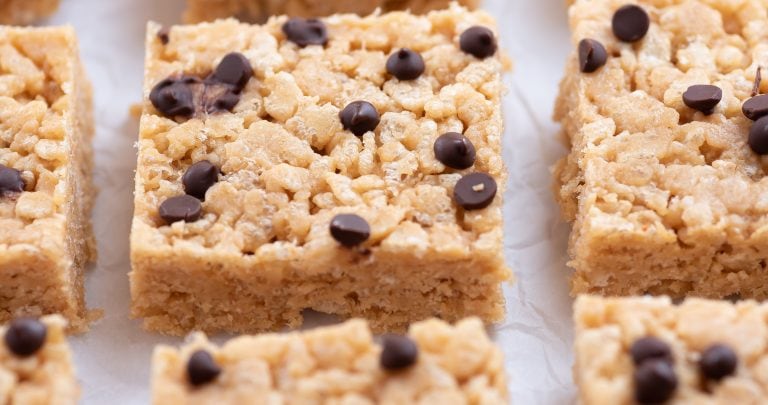 Vegan Rice Krispie Treats 2 Ways Classic & Peanut Butter | FoodLove.com