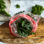 pinterest button for how to freeze kale